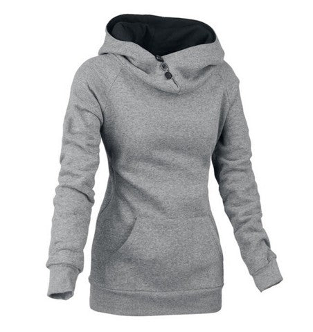 Women's Hooded Slim Fit Sweatshirt, Plus Size Long Sleeve