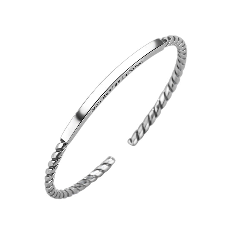 Versatile Vintage Thai Silver Fashion Bracelet