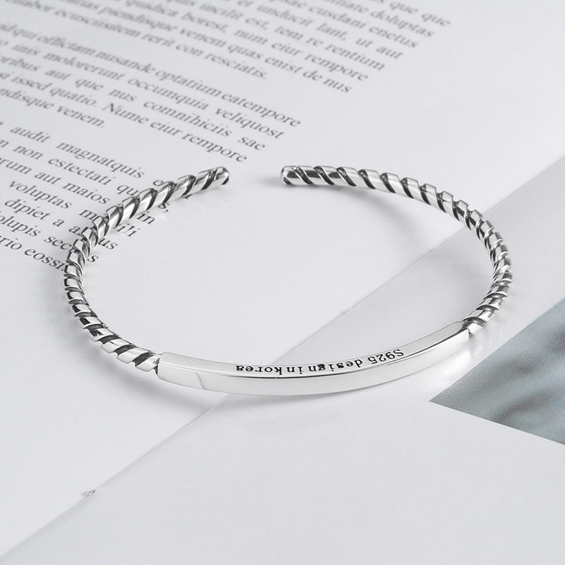 Vintage Thai Silver Versatile Fashion Bracelet