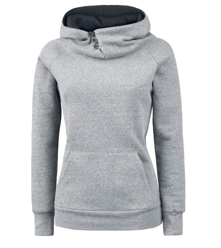 Women's Hooded Slim Fit Sweatshirt, Plus Size Long Sleeve