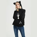 Women's Hooded Pocket Sweatshirt Pullover